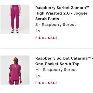 Medium top / small joggers